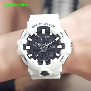 SANDA Military Men's Quartz Watch Top Brand Luxury Waterproof Sport Wristwatch Fashion Quartz Clock Male Watch relogio masculino
SANDA Military Men's Quartz Watch Top Brand Luxury Waterproof Sport Wristwatch Fashion Quartz Clock Male Watch relogio masculino
