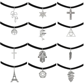 Fashion Statement Retro Cross Pendant Necklace Black Velvet Leather Gothic Choker Necklace Women Jewelry Collares De Moda 2020
Fashion Statement Retro Cross Pendant Necklace Black Velvet Leather Gothic Choker Necklace Women Jewelry Collares De Moda 2020
