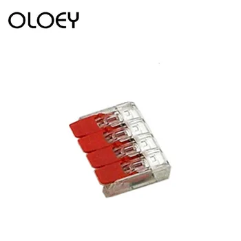 221-414 Mini Fast Wire Connector Universal Wiring Cable Connector Push-in Conductor Terminal Block Quick Connection Terminal
221-414 Mini Fast Wire Connector Universal Wiring Cable Connector Push-in Conductor Terminal Block Quick Connection Terminal