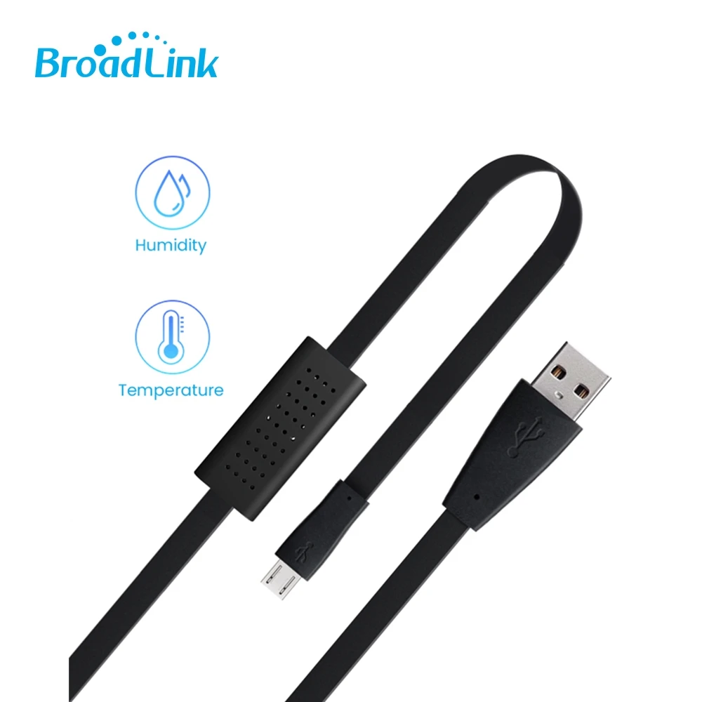 Broadlink HTS2 Temperature & Humidity Detector Sensor USB Port Charging Cable Smart Home Compatiable with RM4 Pro RM4 mini
Broadlink HTS2 Temperature & Humidity Detector Sensor USB Port Charging Cable Smart Home Compatiable with RM4 Pro RM4 mini
