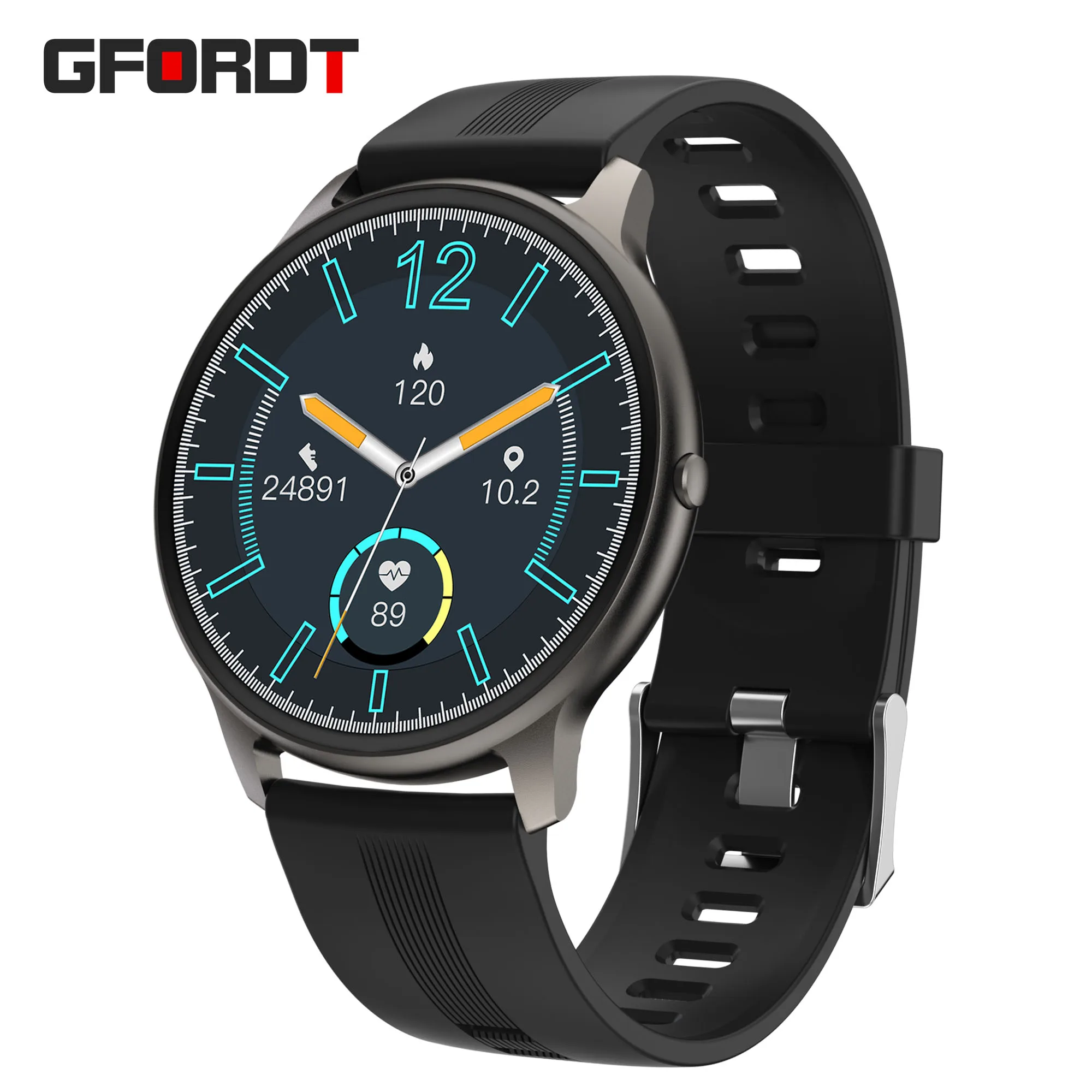 2020 Smart Watch IP68 Custom Dial 1.28" Full Circle Screen Fitness Watches Heart Rate Monitor Weather Display Smartwatch For Men
2020 Smart Watch IP68 Custom Dial 1.28" Full Circle Screen Fitness Watches Heart Rate Monitor Weather Display Smartwatch For Men