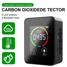 Mini CO2 Meter Rechargeable Smart Air Quality Monitor LCD Screen Display Carbon Dioxide Sensor Tester for Home School Office
Mini CO2 Meter Rechargeable Smart Air Quality Monitor LCD Screen Display Carbon Dioxide Sensor Tester for Home School Office