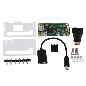 Suitable for Raspberry Pi Zero W Starter Kit + Acrylic Case + Radiator + 2 x 20-Pin GPIO Header
Suitable for Raspberry Pi Zero W Starter Kit + Acrylic Case + Radiator + 2 x 20-Pin GPIO Header