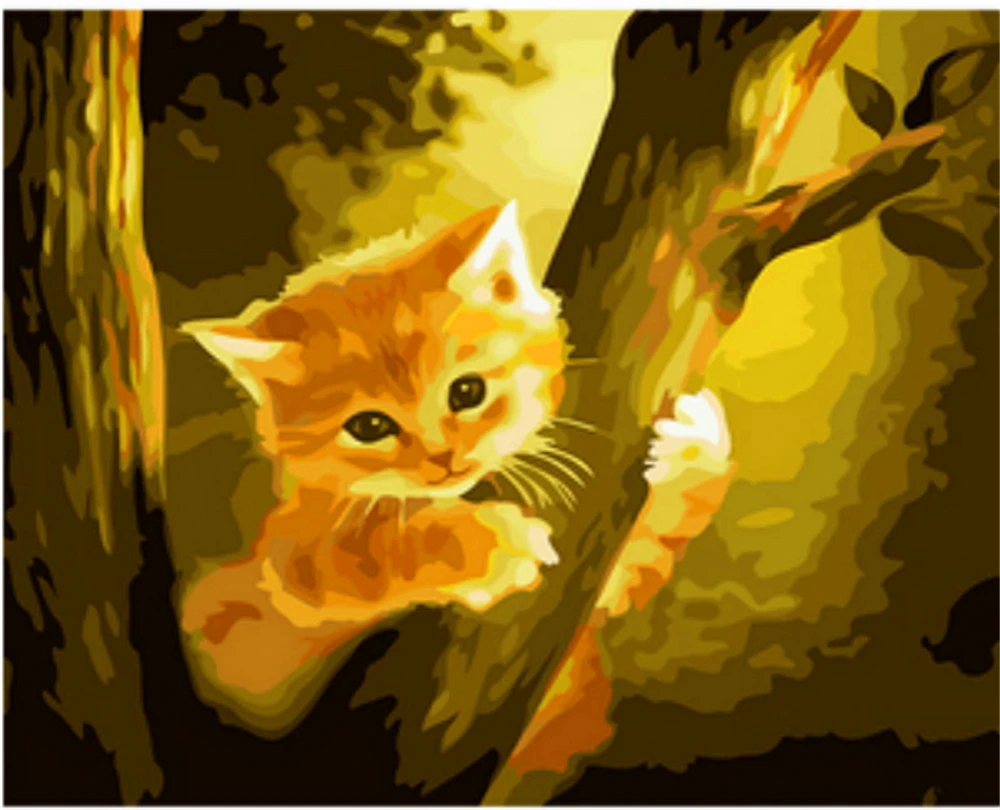 Cat on the Tree Theme DIY Oil Painting Paint by Numbers with 4050 Colorful Canvas and inner frame for kill time and bored
Cat on the Tree Theme DIY Oil Painting Paint by Numbers with 4050 Colorful Canvas and inner frame for kill time and bored