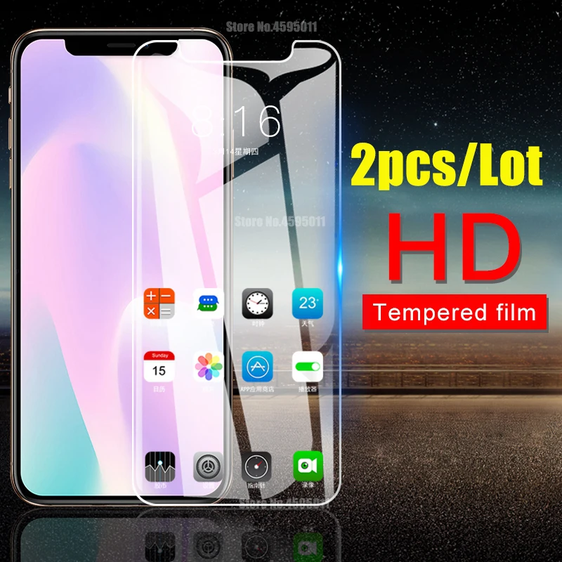 2PCS For iPhone 11 Pro MAX XS MAX XR X 7 8 6 6S Plus Screen Protector Tempered Glass For iPhone 11 Pro MAX XS MAX XR Glass Films
2PCS For iPhone 11 Pro MAX XS MAX XR X 7 8 6 6S Plus Screen Protector Tempered Glass For iPhone 11 Pro MAX XS MAX XR Glass Films