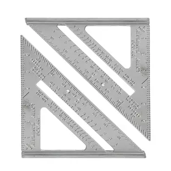 1Pc Triangle Ruler Durable Practical Creative Triangle Ruler Aluminum Triangle Ruler for Outdoor Woodworking
1Pc Triangle Ruler Durable Practical Creative Triangle Ruler Aluminum Triangle Ruler for Outdoor Woodworking