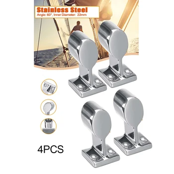 4PCS 7/8" 316 Stainless Steel 60 Degree Boat Front Stanchion Hand Rail Fitting Brand New And High Quality
4PCS 7/8" 316 Stainless Steel 60 Degree Boat Front Stanchion Hand Rail Fitting Brand New And High Quality