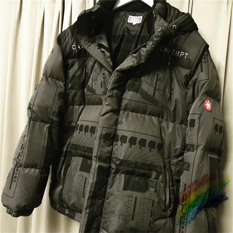 2021 зимняя стеганая куртка CAV EMPT C.E спасательные куртки парки для мужчин и женщин 1:1