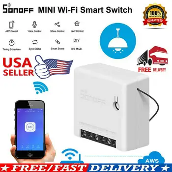 1/10Pieces Sonoff MINI DIY Smart Switch Small Ewelink Remote Control Wifi Switch Support An External Work with Alexa Google Home
1/10Pieces Sonoff MINI DIY Smart Switch Small Ewelink Remote Control Wifi Switch Support An External Work with Alexa Google Home