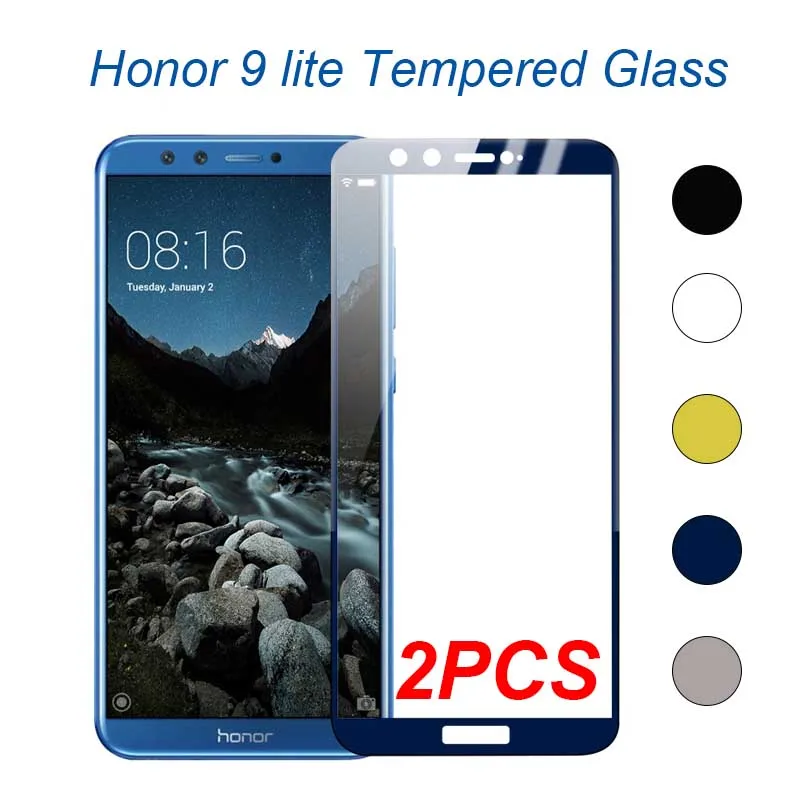 2Pcs honor9 light Tempered Glass for Huawei honor 9 lite Protective Screen protector Hauwei Honor9Lite 9lite Toughened | Мобильные