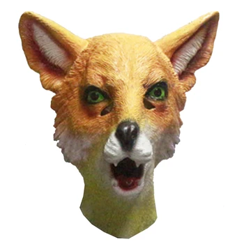Adult Realistic Fox Animal Head Mask Party Halloween Cosplay Costume 
Adult Realistic Fox Animal Head Mask Party Halloween Cosplay Costume