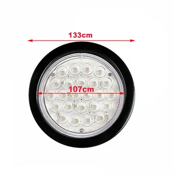 Set Car Lights For UTV Truck Trailer Accessory 2pcs 24" White 24 LED Round Reverse
Set Car Lights For UTV Truck Trailer Accessory 2pcs 24" White 24 LED Round Reverse