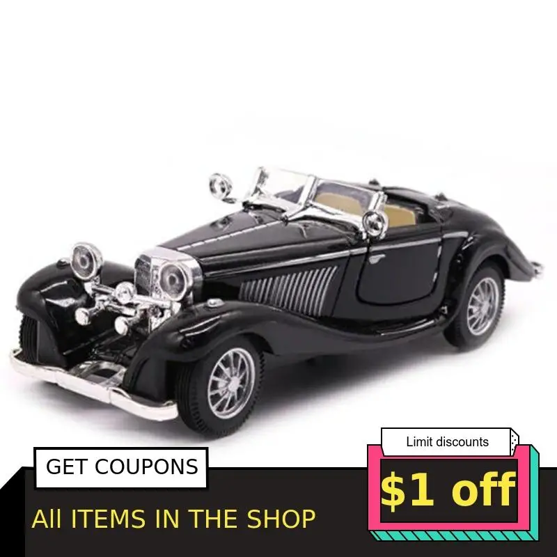 Black 1:28 Diecast Alloy Car Model 500K Classic Car Fine Imitation Metal Model Collection Alloy Toys For Children Free Delivery
Black 1:28 Diecast Alloy Car Model 500K Classic Car Fine Imitation Metal Model Collection Alloy Toys For Children Free Delivery