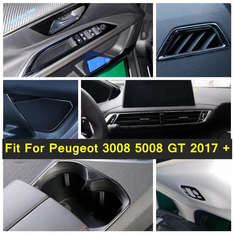 Water Cup Holder / Front & Rear Reading Lamp / Glove Storage Box Cover Trim For Peugeot 3008 5008 GT 2017 - 2023 Car Accessories
Water Cup Holder / Front & Rear Reading Lamp / Glove Storage Box Cover Trim For Peugeot 3008 5008 GT 2017 - 2023 Car Accessories