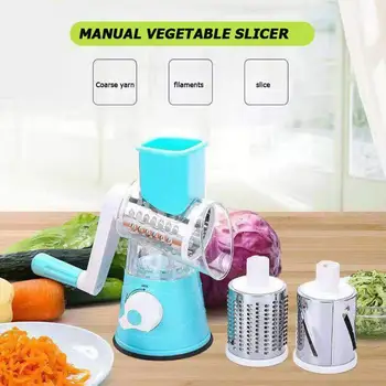 Fruit And Vegetable Chopper Hand Rotary Grinder Multi-functional Cutting Device Slice Grater Tool Kitchen Tools Fruit Cutter
Fruit And Vegetable Chopper Hand Rotary Grinder Multi-functional Cutting Device Slice Grater Tool Kitchen Tools Fruit Cutter