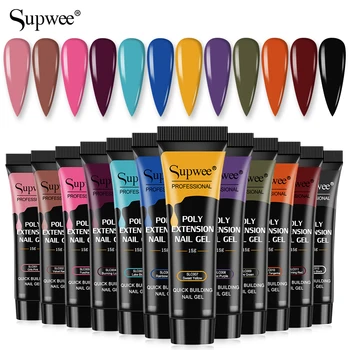 SUPWEE 15G Nail Kit Poly Gel Set 12 Colors Poly Quick Builder Extension UV Nail Gel Polish for Manicure Set Builder Gel Kit
SUPWEE 15G Nail Kit Poly Gel Set 12 Colors Poly Quick Builder Extension UV Nail Gel Polish for Manicure Set Builder Gel Kit