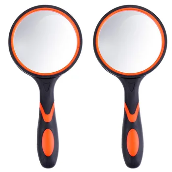 10X Magnifying Glass, Handheld Reading Magnifier, 75mm Magnifying Glass Lens, Thickened Rubbery Frame with Non-Slip Soft Handle
10X Magnifying Glass, Handheld Reading Magnifier, 75mm Magnifying Glass Lens, Thickened Rubbery Frame with Non-Slip Soft Handle