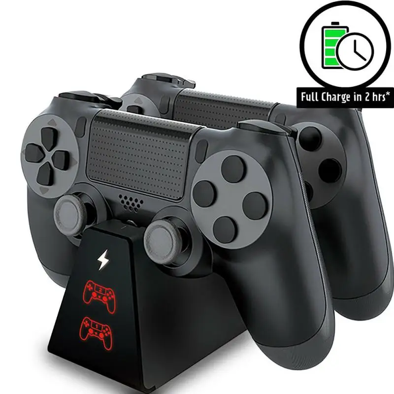 Fast Charging Dock Dual Controllers Charger Quike Charging Station Gamepad Stand Holder Base For SONY PlayStation 4 PS4/Pro/Slim
Fast Charging Dock Dual Controllers Charger Quike Charging Station Gamepad Stand Holder Base For SONY PlayStation 4 PS4/Pro/Slim