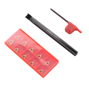 for Lathe Turning Tool Machine Tool Set SNR0010K11 10pcs Carbide Insert Blades With Lathe Turning Tool Holder Set
for Lathe Turning Tool Machine Tool Set SNR0010K11 10pcs Carbide Insert Blades With Lathe Turning Tool Holder Set