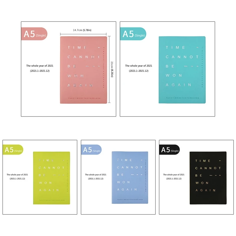 2021 Large Annual Planner, "Time Can Not Be Won Again "Yearly Monthly Weekly Daily Bound Dated Agenda Notebook
2021 Large Annual Planner, "Time Can Not Be Won Again "Yearly Monthly Weekly Daily Bound Dated Agenda Notebook