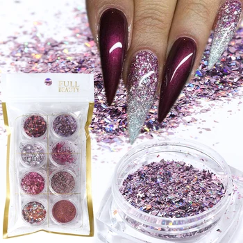 8pcs Nail Art Glitter Sequins Flake Holographic Rose Gold Shimmer Nail Art Powder Paillette UV Gel Polish Manicure Set LY1506-05
8pcs Nail Art Glitter Sequins Flake Holographic Rose Gold Shimmer Nail Art Powder Paillette UV Gel Polish Manicure Set LY1506-05