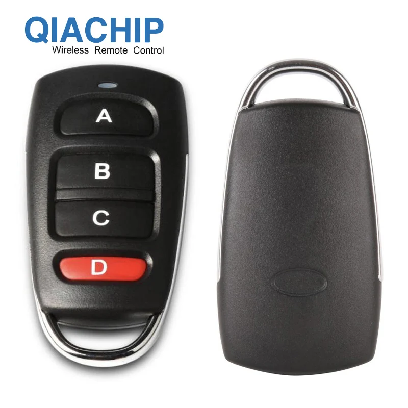QIACHIP Universal Wireless 4 Buttons 433MHz RF Transmitter Remote Control For Gate Garage Door Opener Learning Code Key Fob DIY 
QIACHIP Universal Wireless 4 Buttons 433MHz RF Transmitter Remote Control For Gate Garage Door Opener Learning Code Key Fob DIY