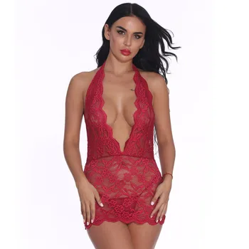 New Lingerie for Women 2019 Sexy Lace Backless Lingerie Nightdress Sleepwear Thong plus size
New Lingerie for Women 2019 Sexy Lace Backless Lingerie Nightdress Sleepwear Thong plus size