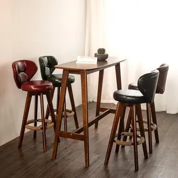Nordic Bar Chair Modern Simple Household Bar Chair Backrest High-legged Chair Solid Wood Rotary High-legged Stool Bar
Nordic Bar Chair Modern Simple Household Bar Chair Backrest High-legged Chair Solid Wood Rotary High-legged Stool Bar