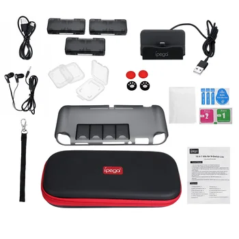 18 in 1 Protective Set Tempered Film Protector Game Card Storage Bag Charging Dock Station Cable Earphone for NSwitch Lite Game
18 in 1 Protective Set Tempered Film Protector Game Card Storage Bag Charging Dock Station Cable Earphone for NSwitch Lite Game