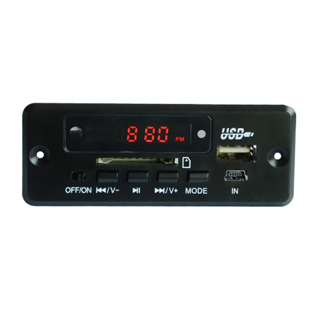 12V MP3 Player Module USB Digital Audio Decoder Bluetooth FM Radio Card Led Board Signal For Car Wireless Aux
12V MP3 Player Module USB Digital Audio Decoder Bluetooth FM Radio Card Led Board Signal For Car Wireless Aux