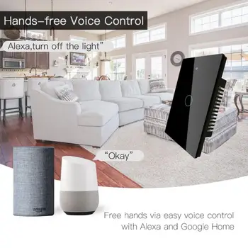 1/2/3 Gang WIFI Bluetooth Smart Wall Light Touch Switch App Timer Smart Switch Life/Tuya 100-250v Compatible Alexa Google Home
1/2/3 Gang WIFI Bluetooth Smart Wall Light Touch Switch App Timer Smart Switch Life/Tuya 100-250v Compatible Alexa Google Home