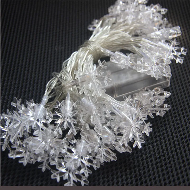LED Snowflake String Lights Snow Fairy Garland Decoration for Christmas tree New Year Valentine's Day Battery LED light string
LED Snowflake String Lights Snow Fairy Garland Decoration for Christmas tree New Year Valentine's Day Battery LED light string