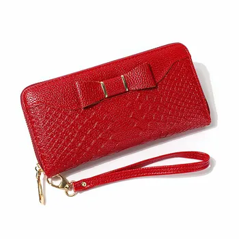 Women Wallets Crocodile Pattern Faux Leather Bow Coin Card Package Holders Lady Clutch Purse PU
Women Wallets Crocodile Pattern Faux Leather Bow Coin Card Package Holders Lady Clutch Purse PU