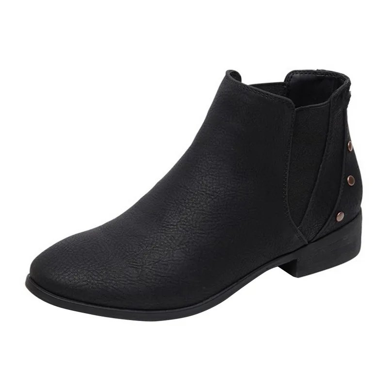 Oeak Chunky Heel Ankle Boots Women Pointed Toe Slip On Fashion Rivets Studds Short Boots Black Pu Leather Basic Leopard Boots
Oeak Chunky Heel Ankle Boots Women Pointed Toe Slip On Fashion Rivets Studds Short Boots Black Pu Leather Basic Leopard Boots
