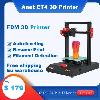 Anet 3D Printer Kits ET5X/ET4/ET4Pro/ET4X Option with High Precision Extruder And Hotend with 10m PLA Filament Impresora 3d
Anet 3D Printer Kits ET5X/ET4/ET4Pro/ET4X Option with High Precision Extruder And Hotend with 10m PLA Filament Impresora 3d
