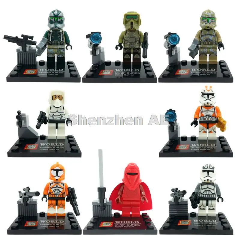 Single Sale Figure SY265 The Force Awakens Emperor's Royal Guard Building Blocks Sets Bricks Children Toys Legoing
Single Sale Figure SY265 The Force Awakens Emperor's Royal Guard Building Blocks Sets Bricks Children Toys Legoing