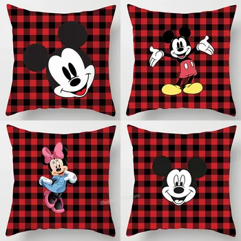 Disney Series Mickey Mouse Pillowcase Red Check Cartoon Mickey Minnie Pillow Cover Cushion Cover Christmas Decoration Home
Disney Series Mickey Mouse Pillowcase Red Check Cartoon Mickey Minnie Pillow Cover Cushion Cover Christmas Decoration Home