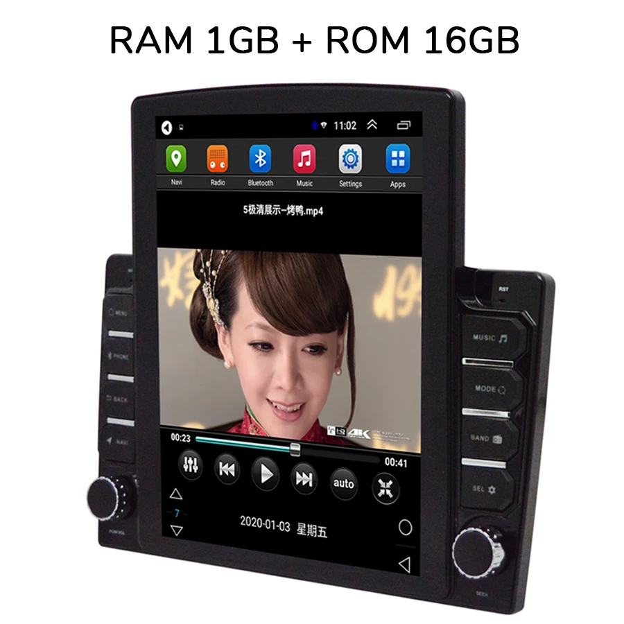 2DIN 10.1"Android 9.1 Vertical screen Car multimedia player HD Touch Screen 1GB 16GB Car Stereo Radio GPS Nav
2DIN 10.1"Android 9.1 Vertical screen Car multimedia player HD Touch Screen 1GB 16GB Car Stereo Radio GPS Nav