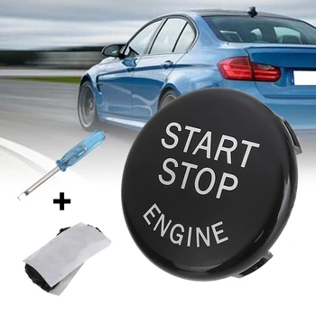 For BMW E90 E60 E84 E83 E70 E71 1pc Black ABS Start Stop Engine Button Switch Cover DIY Parts Accessories 
For BMW E90 E60 E84 E83 E70 E71 1pc Black ABS Start Stop Engine Button Switch Cover DIY Parts Accessories