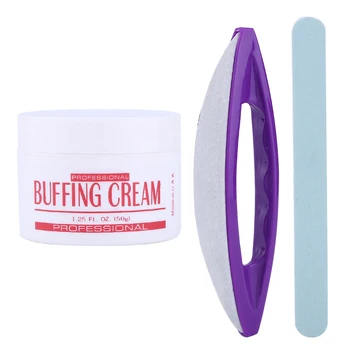 1 Set Nail Art Brush Buffer Nail Buffing Cream Nail Art Polish Waxing Set Supplies Removing Cuticle With Polishing Strip 
1 Set Nail Art Brush Buffer Nail Buffing Cream Nail Art Polish Waxing Set Supplies Removing Cuticle With Polishing Strip