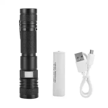 Flashlight Waterproof Mini LED Flashlight Portable USB Charging Indoor Illuminated Dinner For Emergency Lighting Outdoor Camping
Flashlight Waterproof Mini LED Flashlight Portable USB Charging Indoor Illuminated Dinner For Emergency Lighting Outdoor Camping