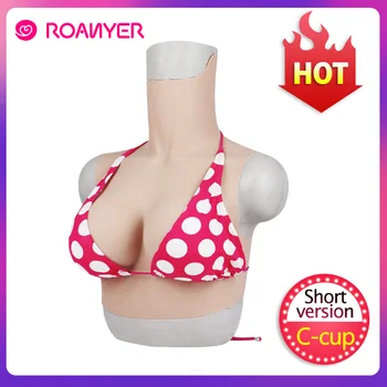 

Roanyer Realistic Fake Boobs Artificial Silicone Breast Form for Crossdresser Cosplay transgender Shemale drag queen