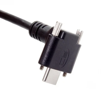 Down Up Angled USB 3.1 Type-C Dual Screw Locking to Standard USB3.0 Data Cable 90 Degree for Camera
Down Up Angled USB 3.1 Type-C Dual Screw Locking to Standard USB3.0 Data Cable 90 Degree for Camera