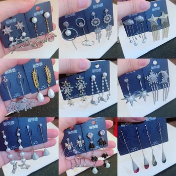 30 Pairs/lot luxury fashion women crystal style earring lot top quality zircon women wedding earring wholesale 201030-24
30 Pairs/lot luxury fashion women crystal style earring lot top quality zircon women wedding earring wholesale 201030-24