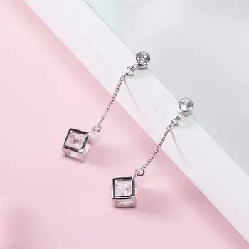 Fancy Rubik's Cube Cubic Zirconia Long Earrings For Women Real 925 Sterling Silver Fine Luxury Earings Fashion Jewelry 925-749
Fancy Rubik's Cube Cubic Zirconia Long Earrings For Women Real 925 Sterling Silver Fine Luxury Earings Fashion Jewelry 925-749