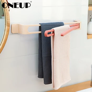 ONEUP Self-adhesive Rotatable Towel Rack Wall-mounted Storage Holder For Kitchen Foldable Storage Shelf Bathroom Accessories
ONEUP Self-adhesive Rotatable Towel Rack Wall-mounted Storage Holder For Kitchen Foldable Storage Shelf Bathroom Accessories