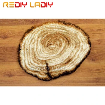 Latch Hook Kits Make Your Own Rug Wood Annual Ring Tapestry Crochet Cushion Mat DIY Carpet Rug Pre-Printed Canvas Hobby & Crafts 
Latch Hook Kits Make Your Own Rug Wood Annual Ring Tapestry Crochet Cushion Mat DIY Carpet Rug Pre-Printed Canvas Hobby & Crafts