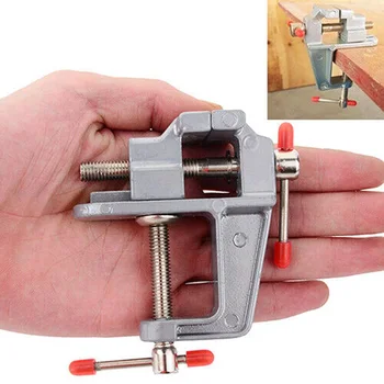 Aluminum Alloy Small Jewelers Hobby Clamp On Table Bench Vise Mini Tool Vice Jewelry, Hobbyists, Crafts, Model Building
Aluminum Alloy Small Jewelers Hobby Clamp On Table Bench Vise Mini Tool Vice Jewelry, Hobbyists, Crafts, Model Building