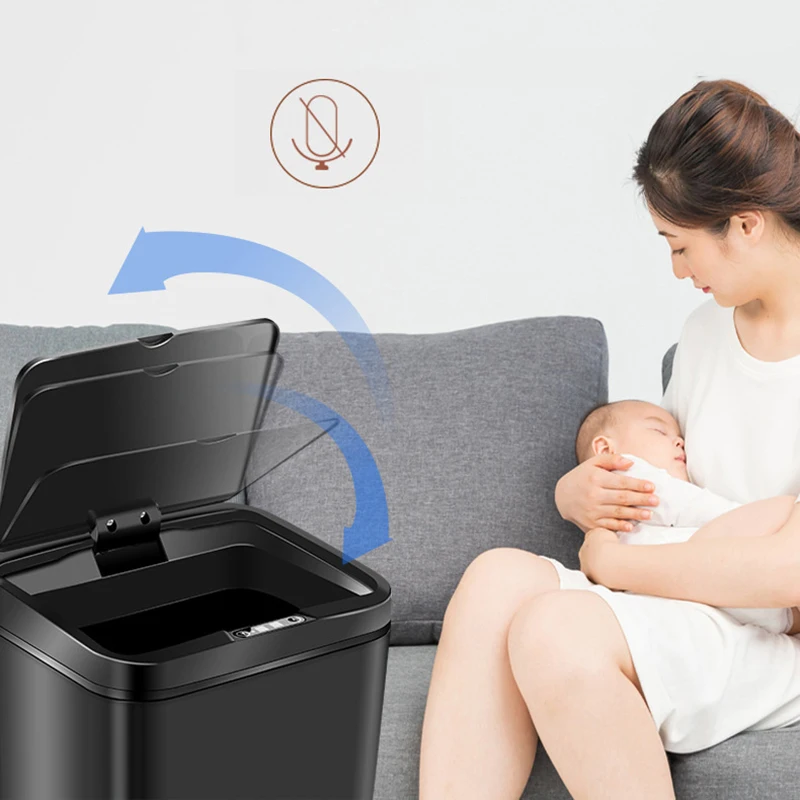 Removable Waste Bin Household Supplies Cleaner Touch free Trash Cans 12L Inductive Dustbin
Removable Waste Bin Household Supplies Cleaner Touch free Trash Cans 12L Inductive Dustbin