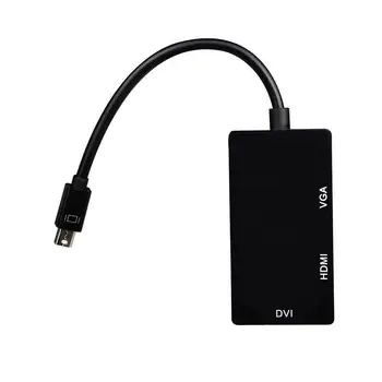 Home Connector Converter, 3 In 1 Mini DisplayPort Adapter Cable Connector Thunderbolt Input Adapter, Used To Connect Computer TV
Home Connector Converter, 3 In 1 Mini DisplayPort Adapter Cable Connector Thunderbolt Input Adapter, Used To Connect Computer TV